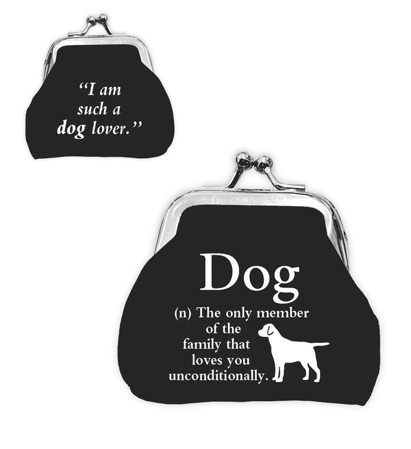 Urban Words Mini Coin Purse Dog