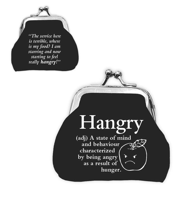 Urban Words Mini Coin Purse Hangry