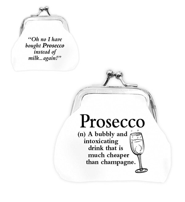 Urban Words Mini Coin Purse Prosecco