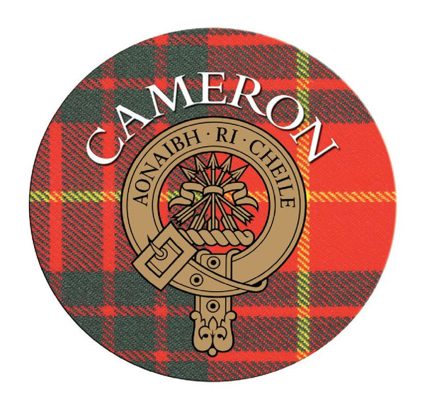 Clan/Family Name Round Cork Coaster Assorted