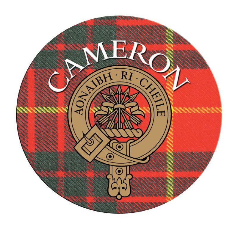 Clan/Family Name Round Cork Coaster Assorted