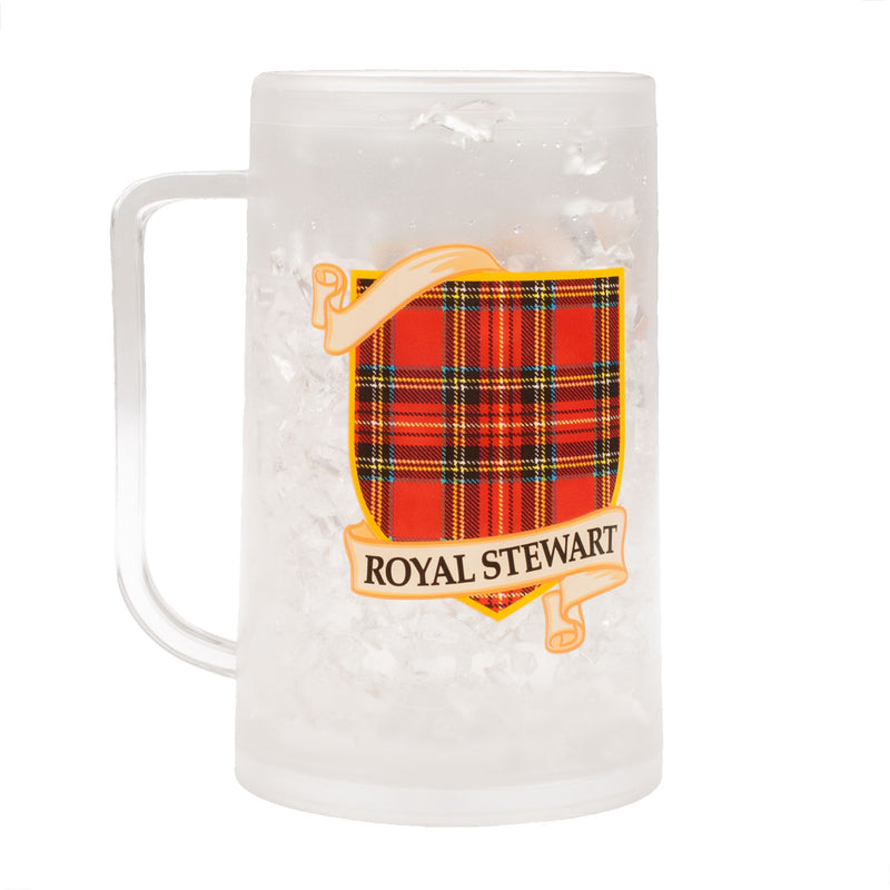 Royal Stewart Tartan Frosted Gel Tankard