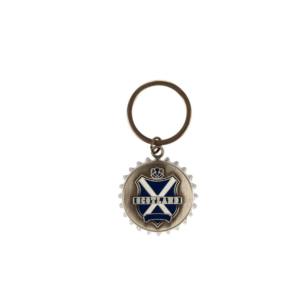 Scotland Crest Bottle Opener Keyring