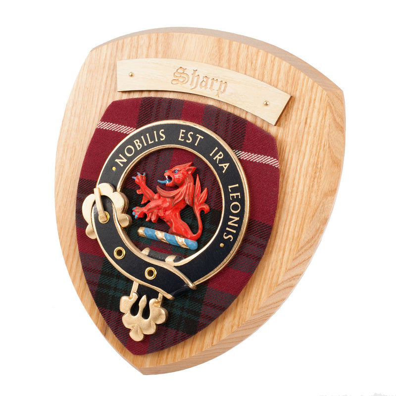 Clan Wall Plaque Sharp