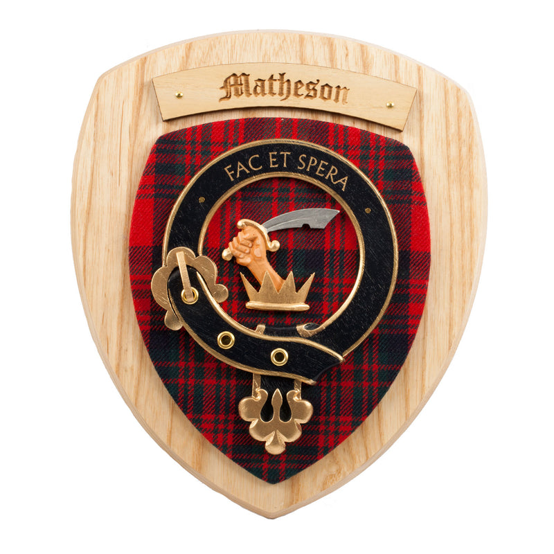 Clan Wall Plaque Matheson