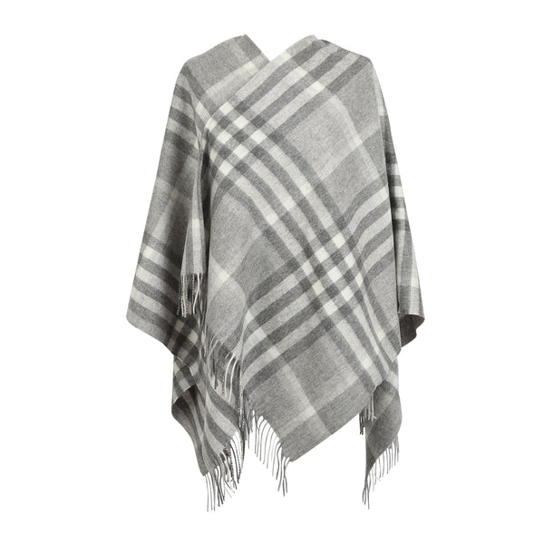 Mini Me Children’s Cape Chequer Tartan 90/10 Cashmere Grey