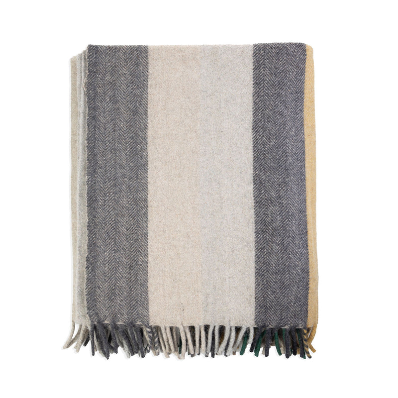 Stripe Herringbone Blanket Spice