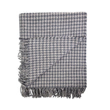 Houndstooth Blanket Natural Mid