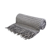 Houndstooth Blanket Natural Mid