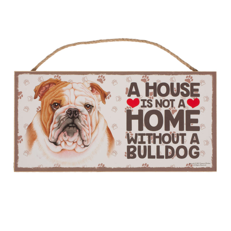 Pet Plaque English Bulldog Fawn