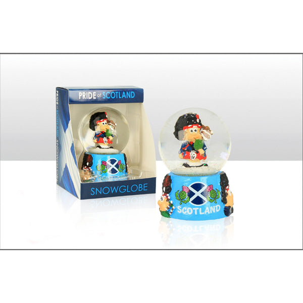 Scotland Comical Piper Snowglobe