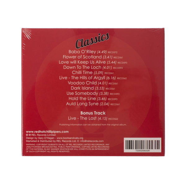 The Red Hot Chilli Pipers Classics Cd