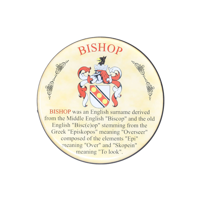 Heraldic Coaster Bishop