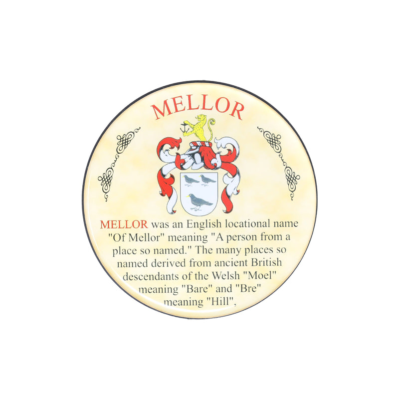 Heraldic Coaster Mellor