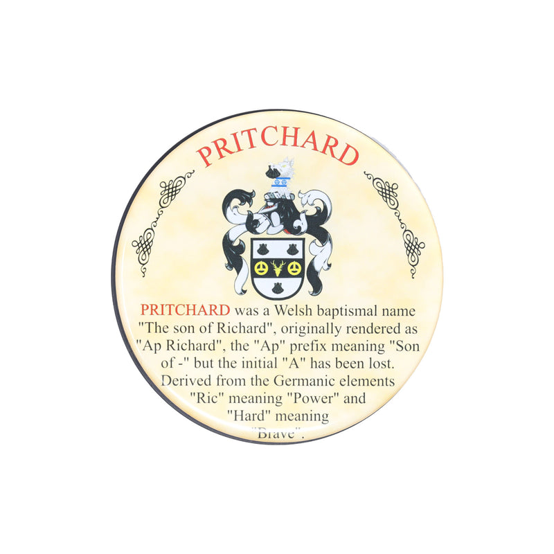 Heraldic Coaster Pritchard