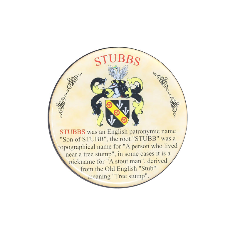 Heraldic Coaster Stubbs