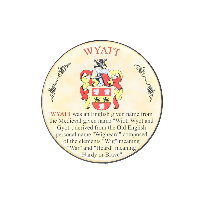 Heraldic Coaster Wyatt