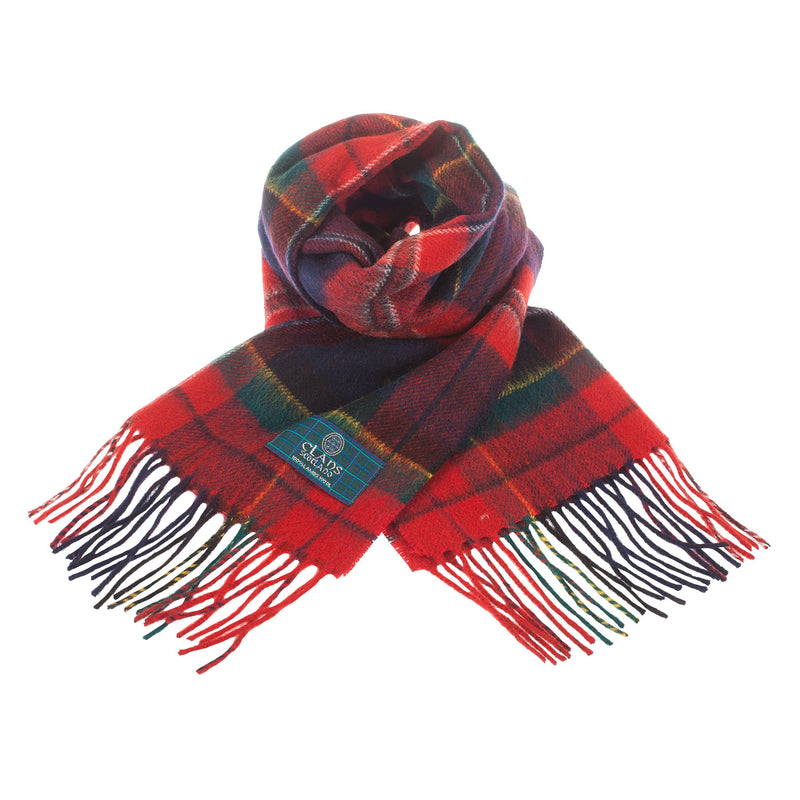 Lambswool Scottish Tartan Clan Scarf Macpherson Clan