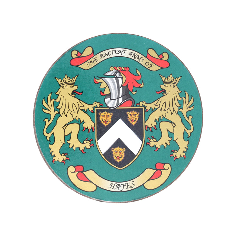 Coat Of Arms Coasters Hayes