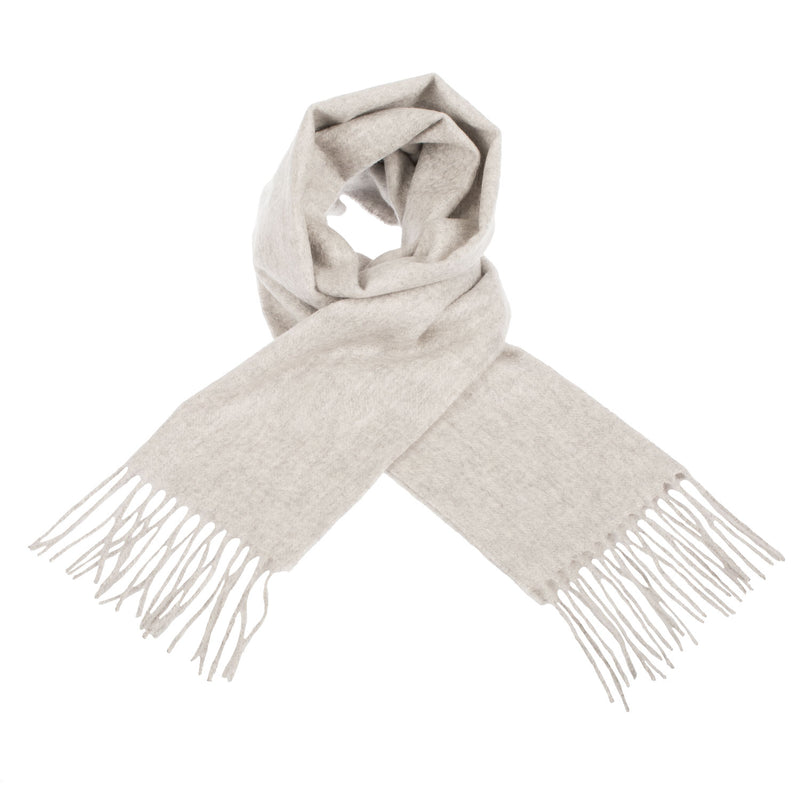 Edinburgh Cashmere Scarf Oyster Grey