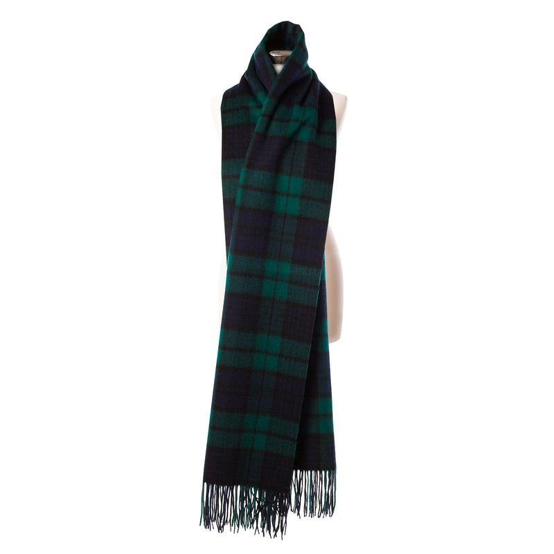 Edinburgh Lambswool Stole Black Watch