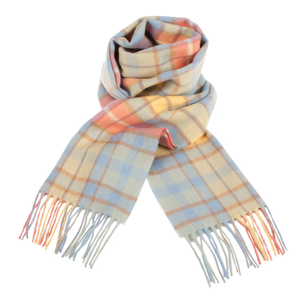 Edinburgh 100% Lambswool Tartan Scarf Buchanan Ancient