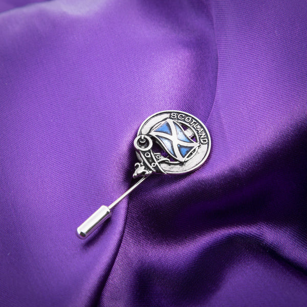 Clan Lapel Pin Saltire