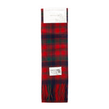 Cashmere Scottish Tartan Clan Scarf Robertson Red