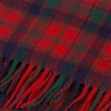 Cashmere Scottish Tartan Clan Scarf Robertson Red