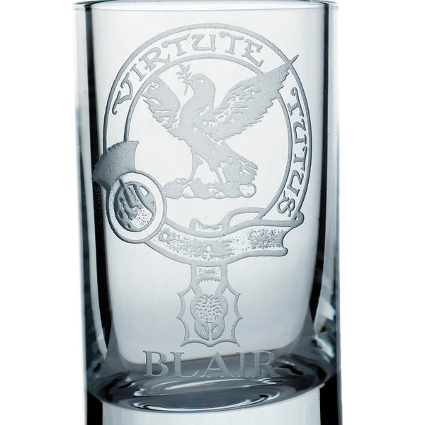 Collins Crystal Clan Shot Glass Blair