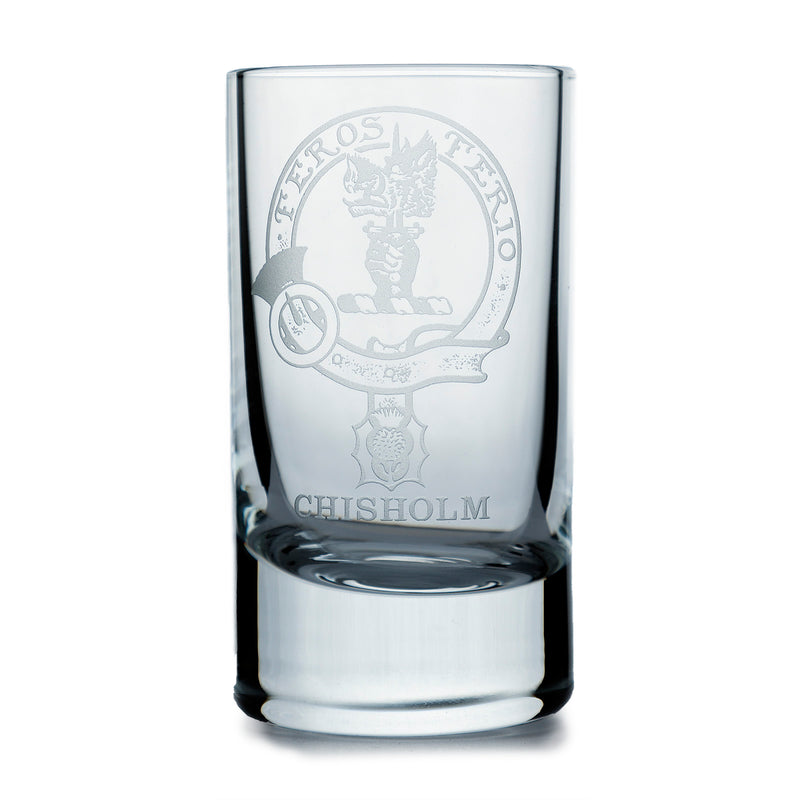 Collins Crystal Clan Shot Glass Chisholm