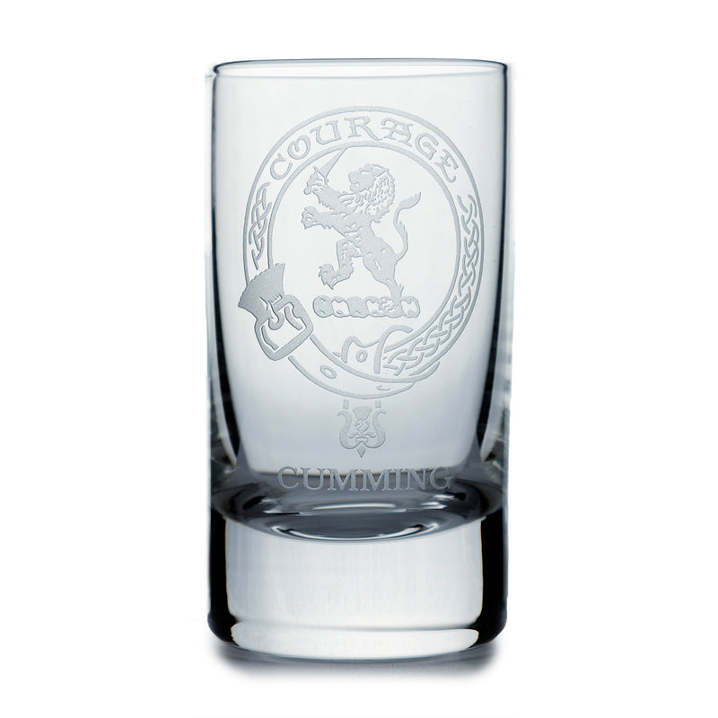 Collins Crystal Clan Shot Glass Cumming