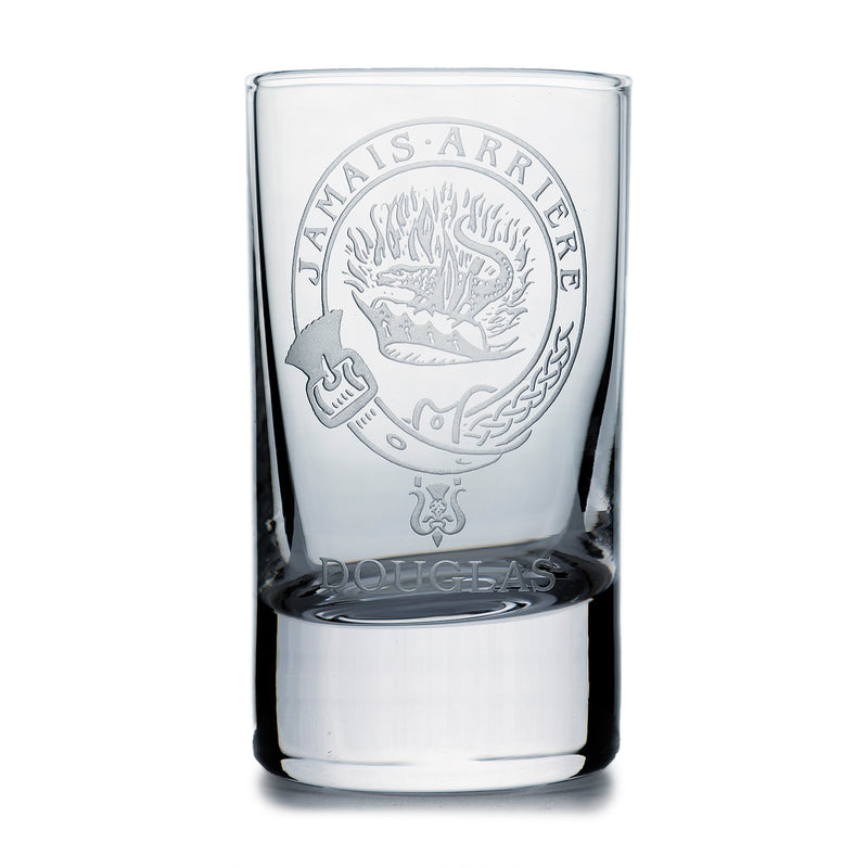 Collins Crystal Clan Shot Glass Douglas