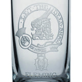 Collins Crystal Clan Shot Glass Fleming