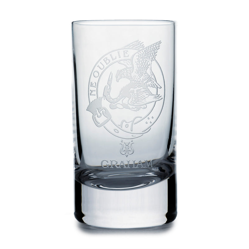 Collins Crystal Clan Shot Glass Graham