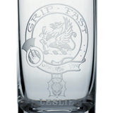 Collins Crystal Clan Shot Glass Leslie