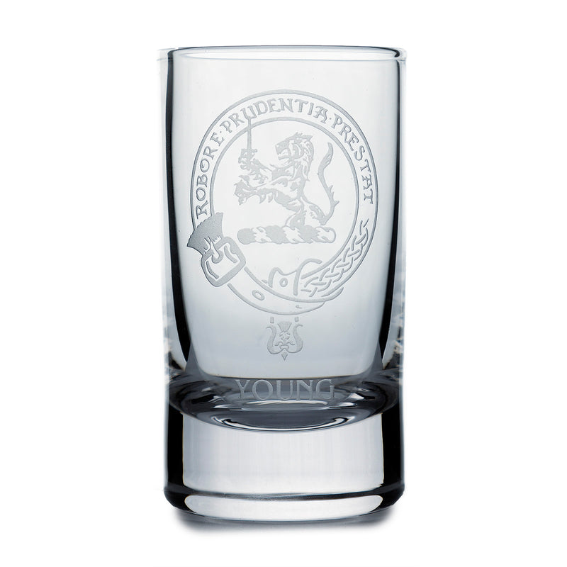 Collins Crystal Clan Shot Glass Young