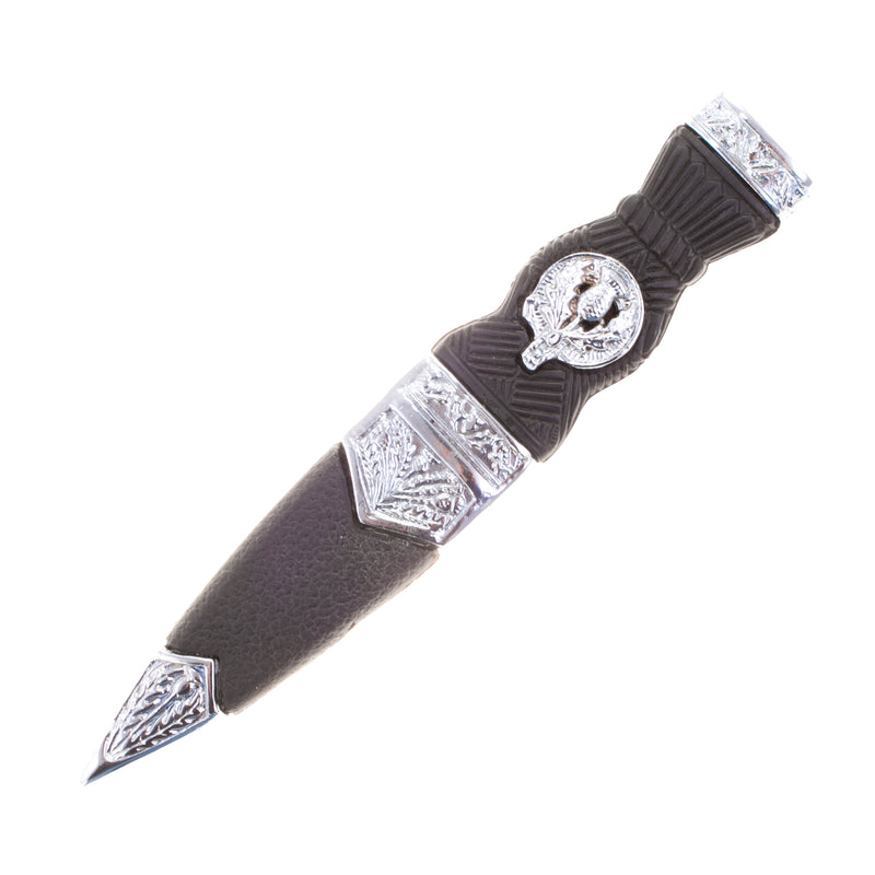 Gents Thistle Crest Imitation Sgian Dubh Chrome