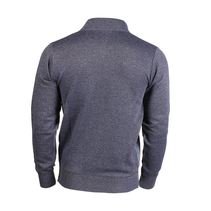 Argyle Ballantrae Jumper Half Zip Blue Melange