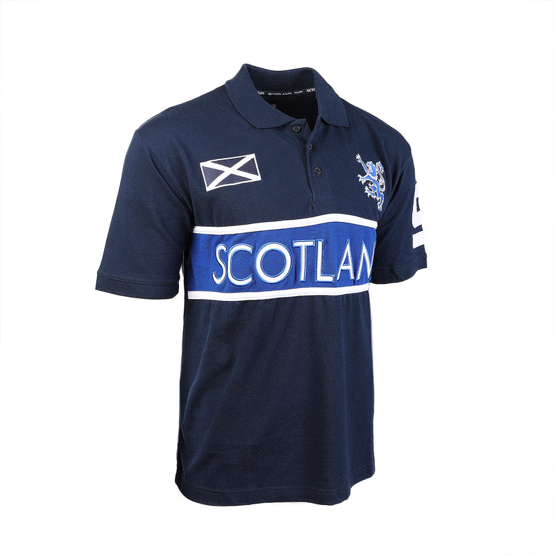 Gents Scotland Saltire Lion No 9 Polo