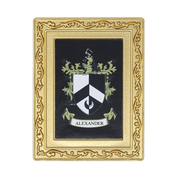 Coat Of Arms Fridge Magnet Alexander