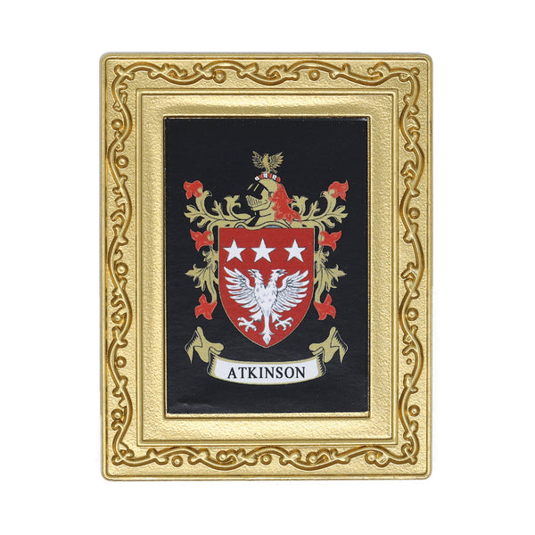 Coat Of Arms Fridge Magnet Atkinson