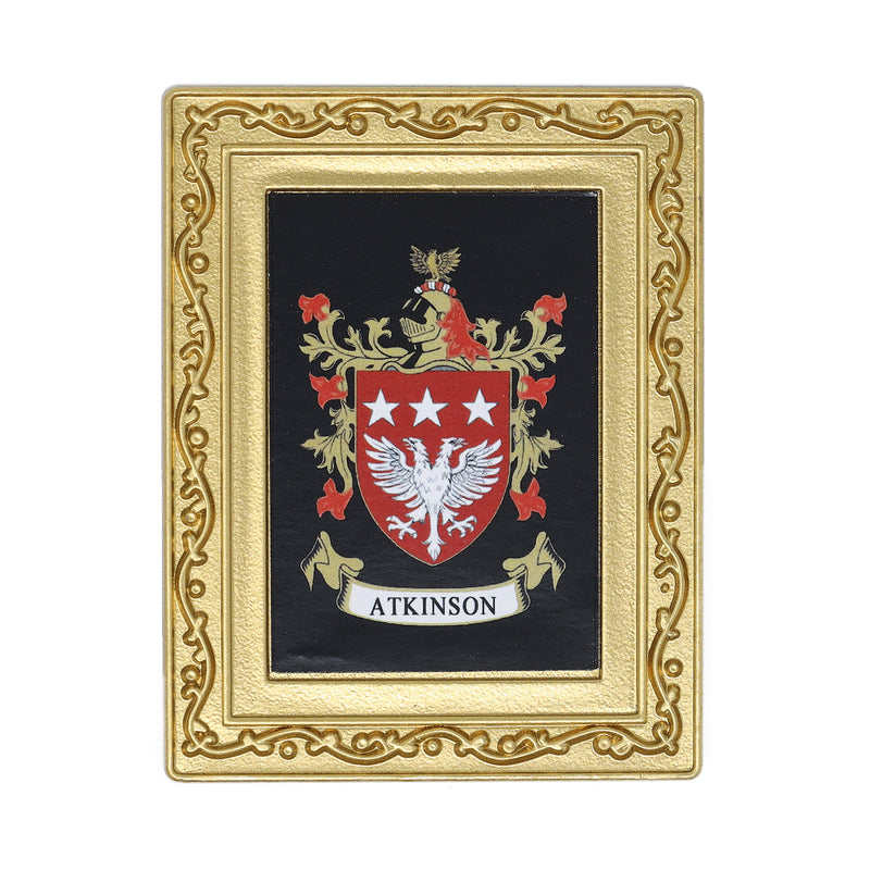 Coat Of Arms Fridge Magnet Atkinson