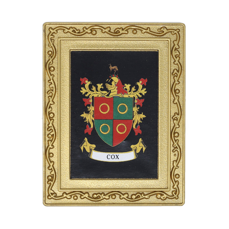 Coat Of Arms Fridge Magnet Cox