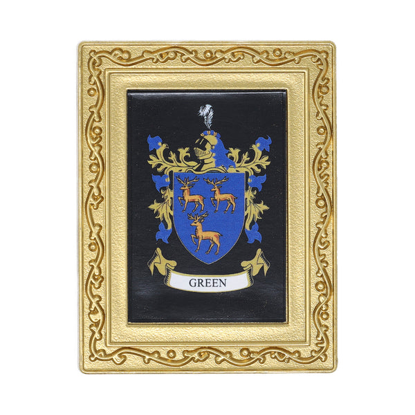 Coat Of Arms Fridge Magnet Green