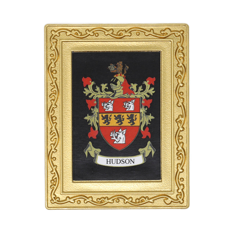 Coat Of Arms Fridge Magnet Hudson