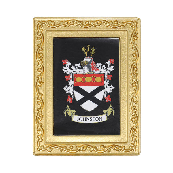 Coat Of Arms Fridge Magnet Johnston