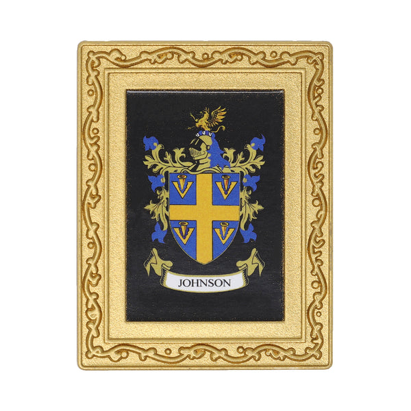 Coat Of Arms Fridge Magnet Johnson