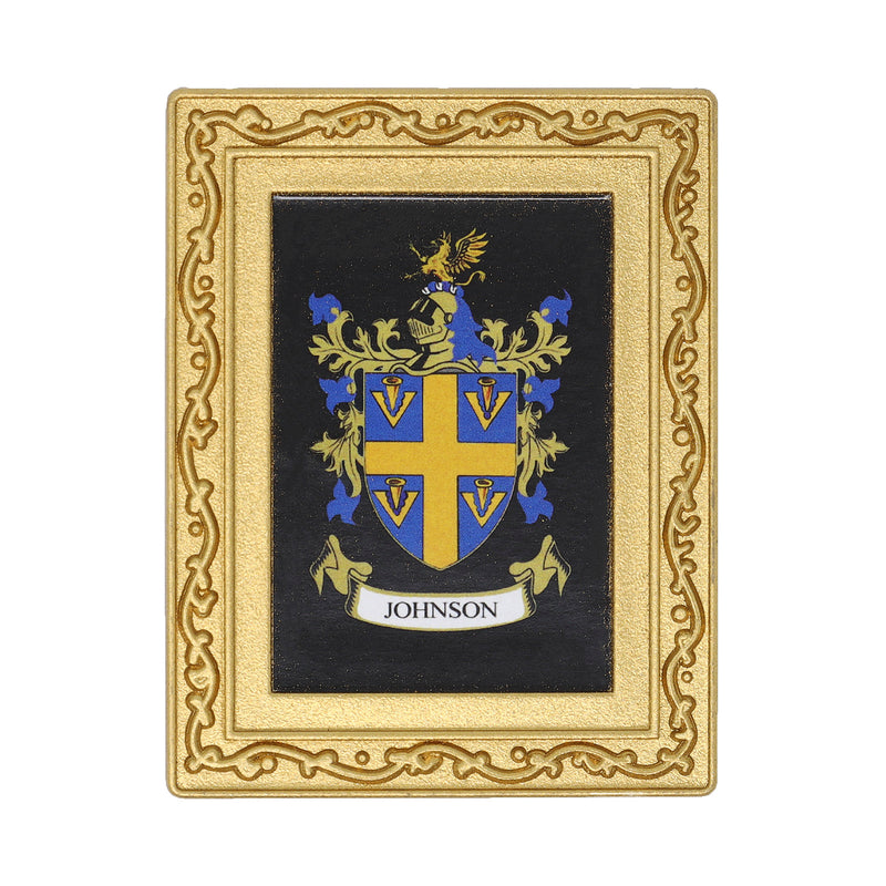 Coat Of Arms Fridge Magnet Johnson