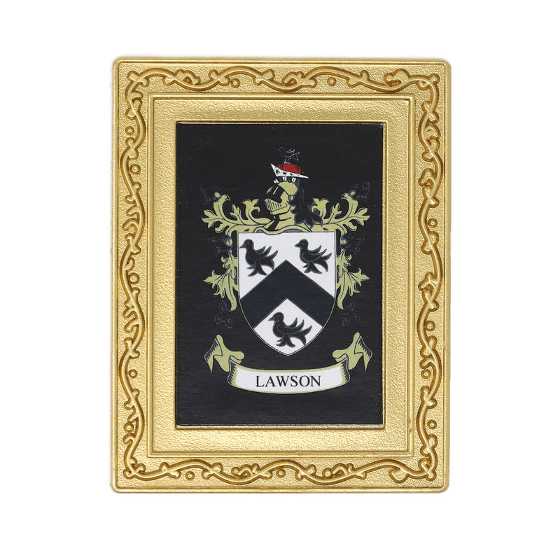 Coat Of Arms Fridge Magnet Lawson